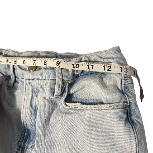 Good American Distressed Bootcut Split Hem Jeans Sz 2/26 - Picture 14 of 16
